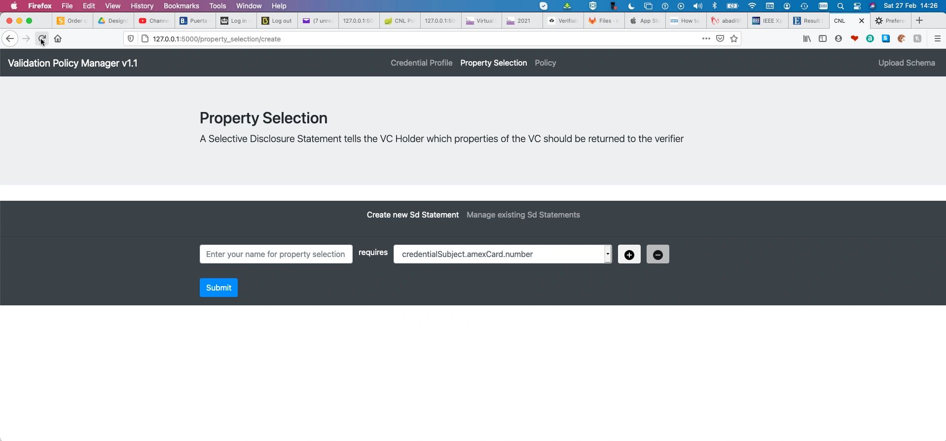 VC Policy Management Console